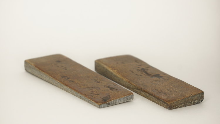 Fossiel mammoetbot (#010) 127*37*6 mm