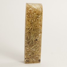 Inclusie glashelder gedroogd gras 40x120x17 mm