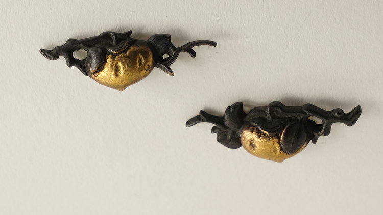 Menuki Kaki-fruit - Per paar