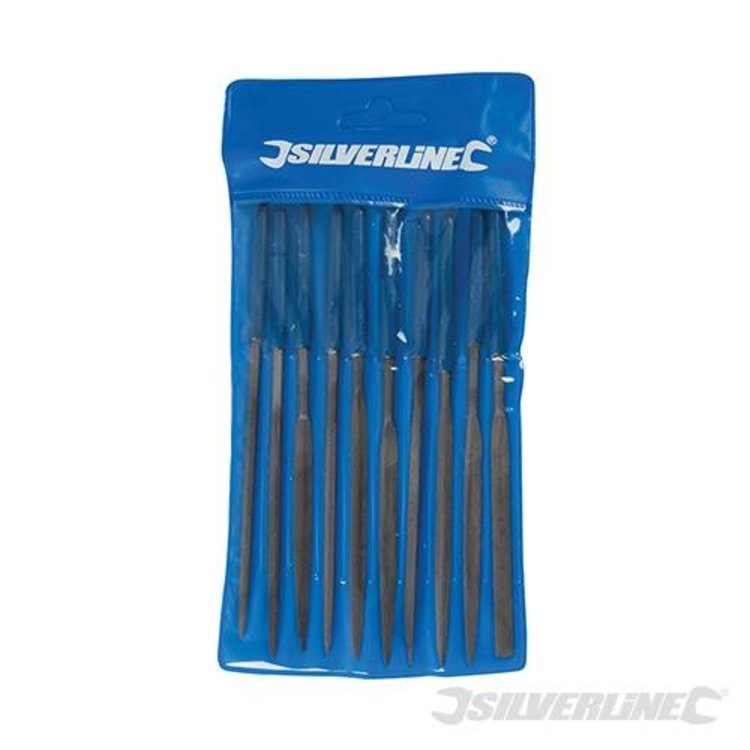 10-delige naaldvijlenset - 140 mm