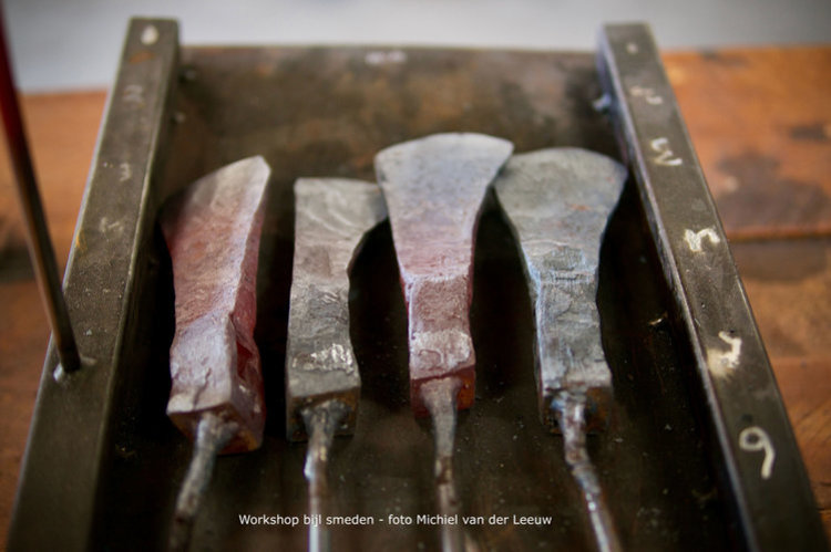 Workshop smeden met BBQ event - Bijl smeden