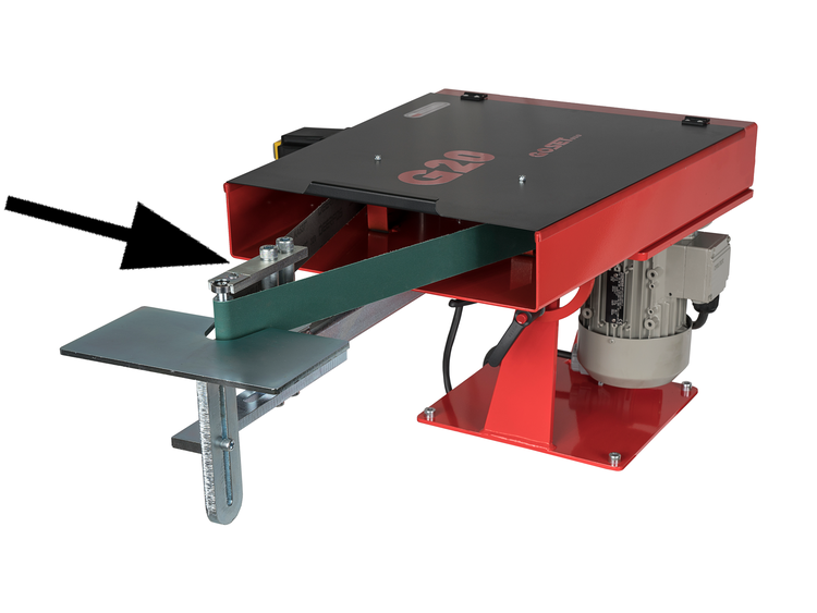 Houder voor kleine slijpwielen
