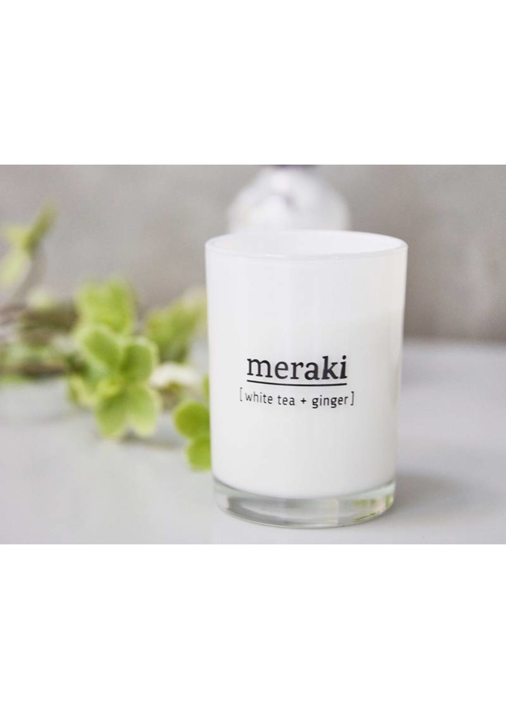 Meraki Scented Candle White Tea & Ginger