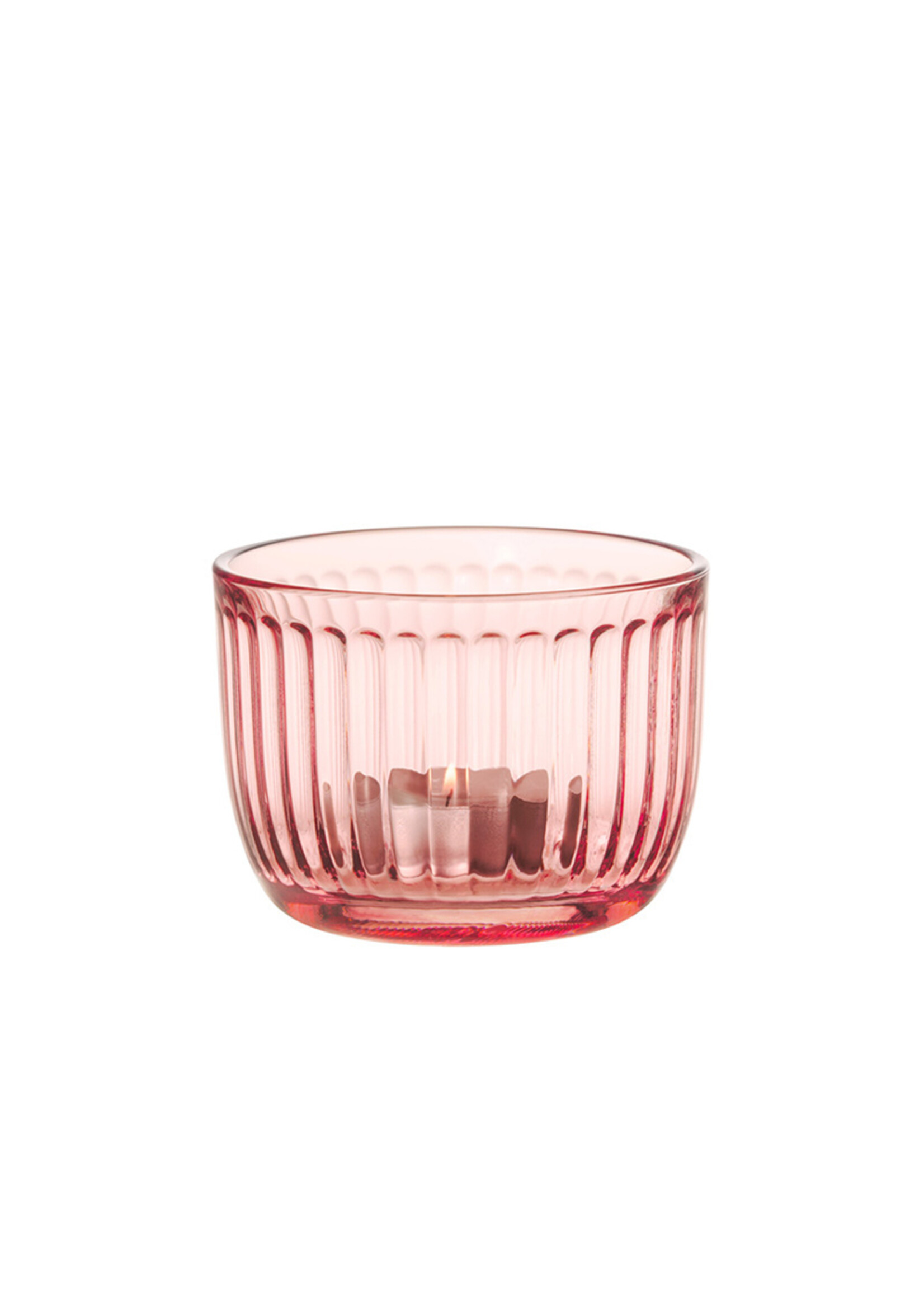 Iittala Raami tealight candleholder Salmon Pink