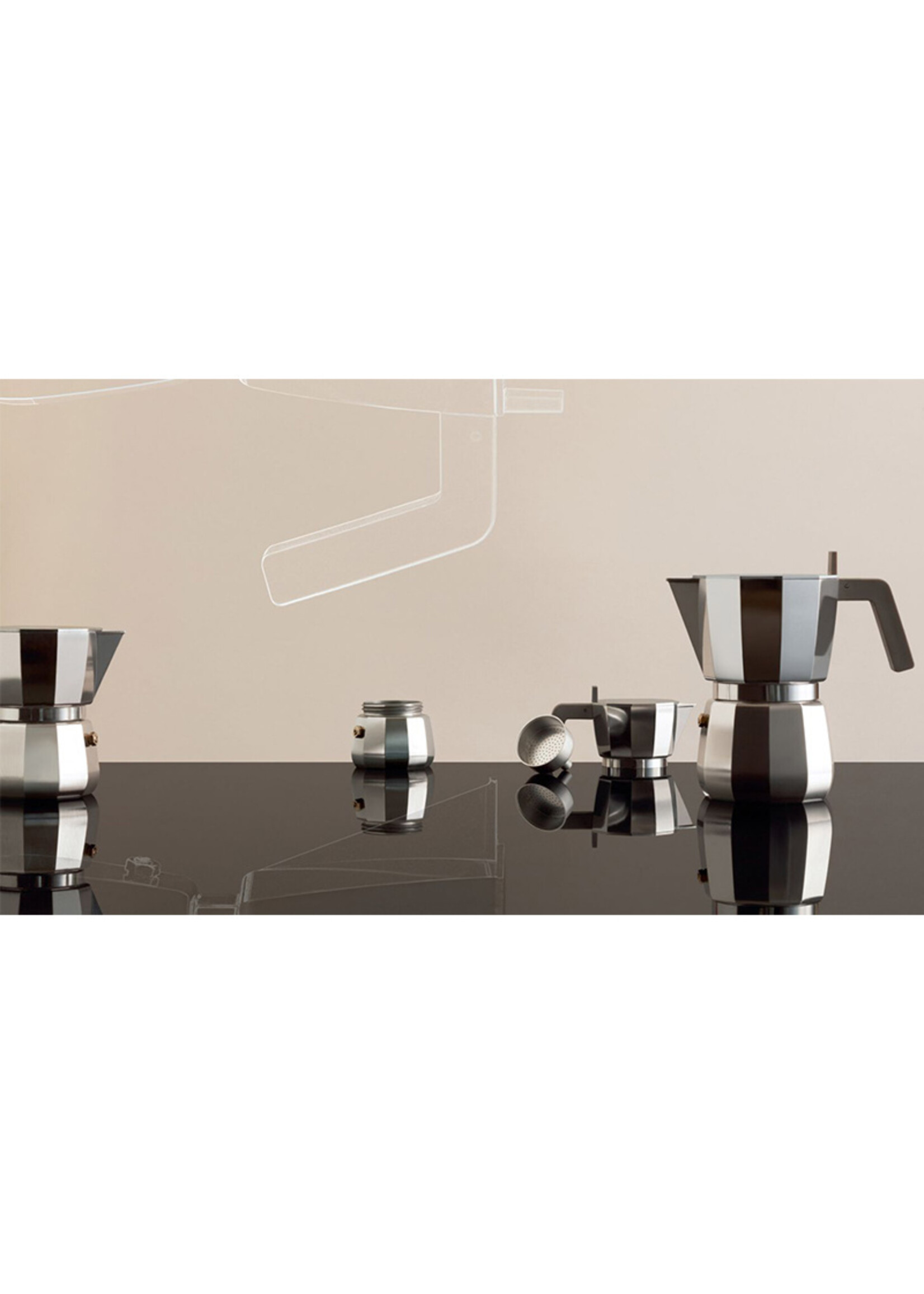 Alessi Moka Coffee Maker 3-Cups