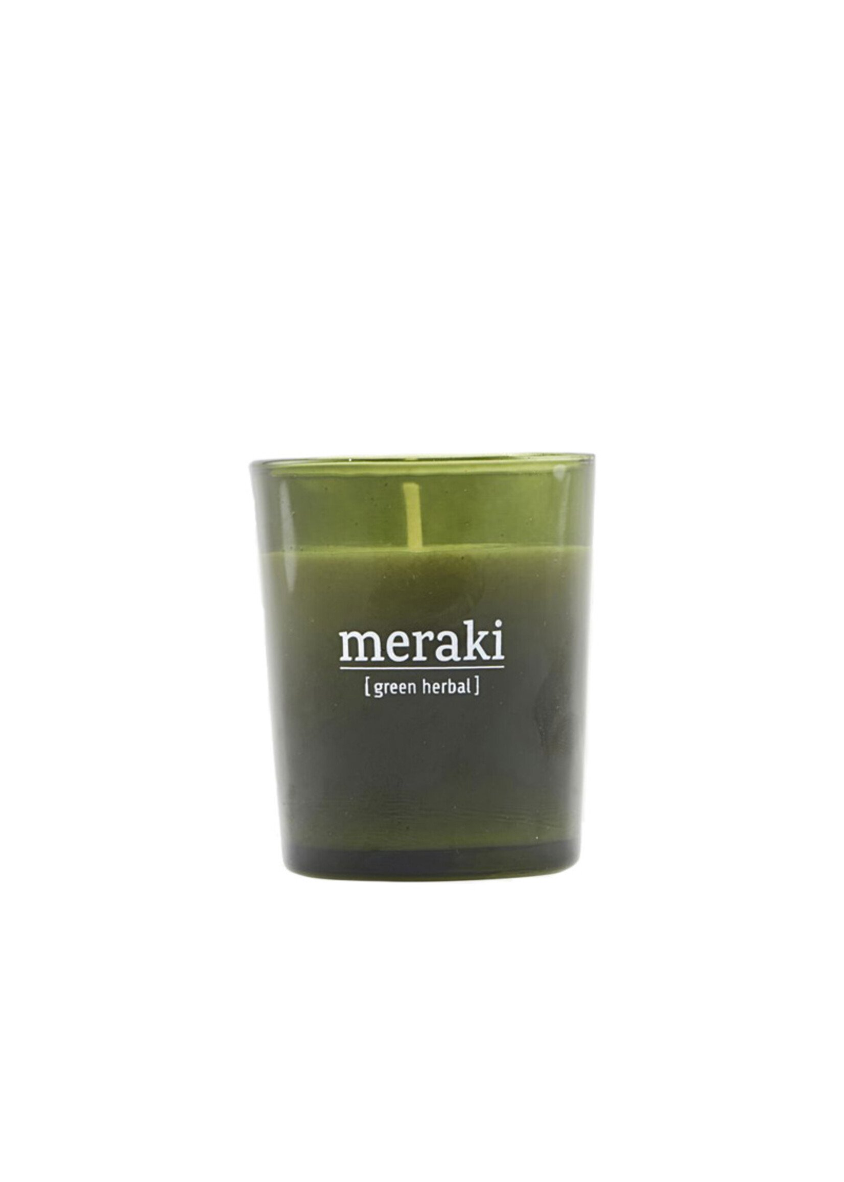 Meraki Scented Candle - Green Herbal