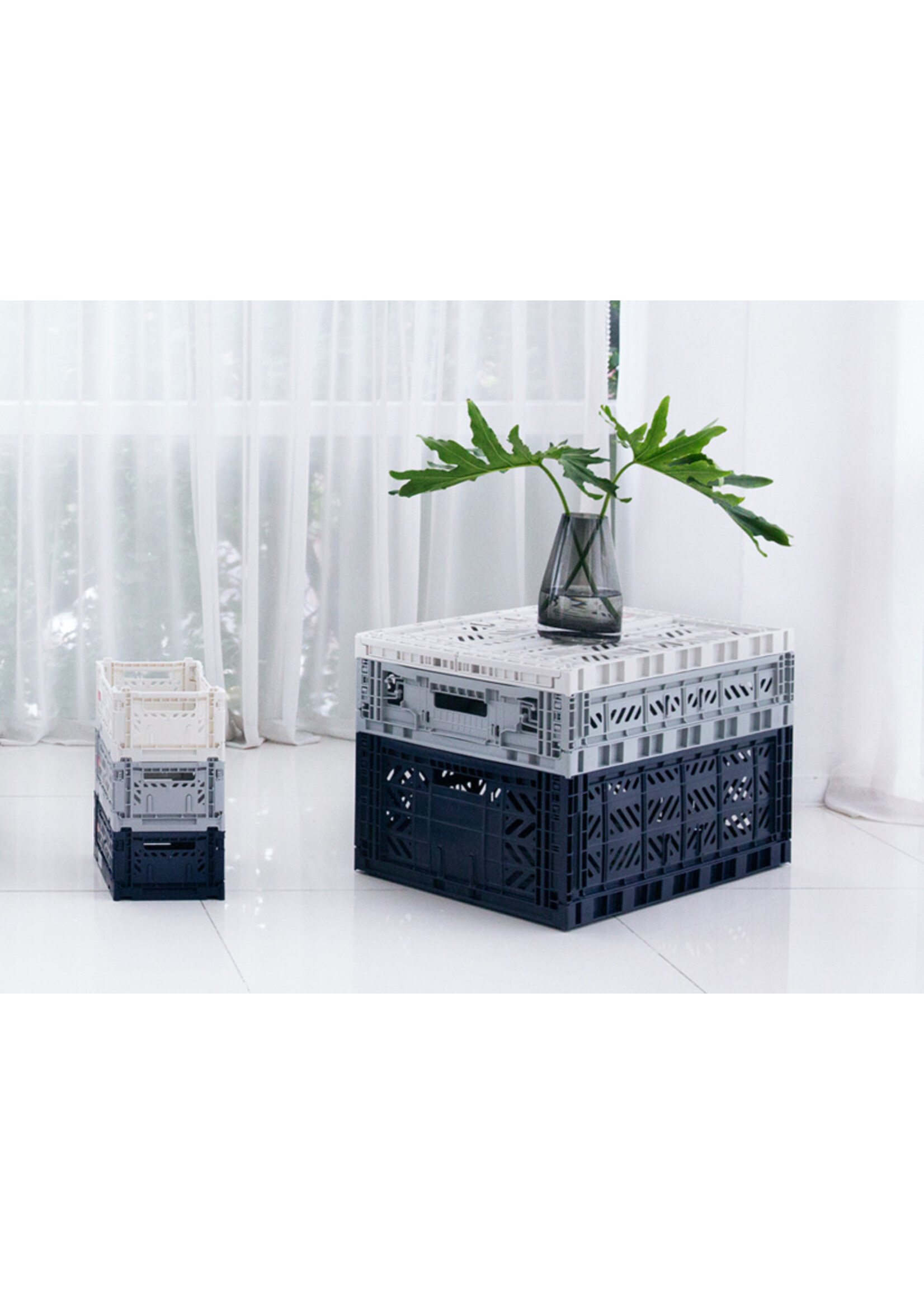 Aykasa Maxi - Folding Crate - Light Grey