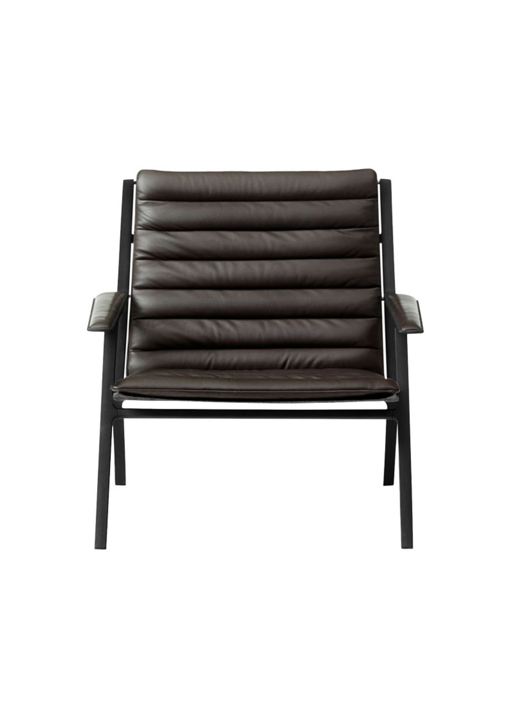 Vipp 456 Shelter Lounge Chair Ebony Leather