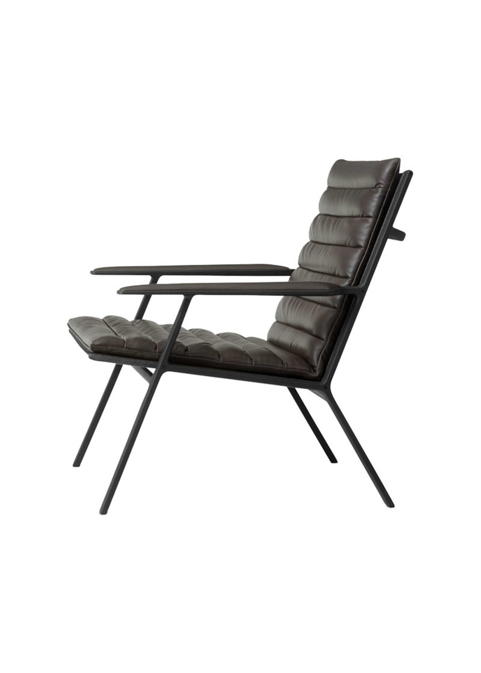 Vipp 456 Shelter Lounge Chair Ebony Leather