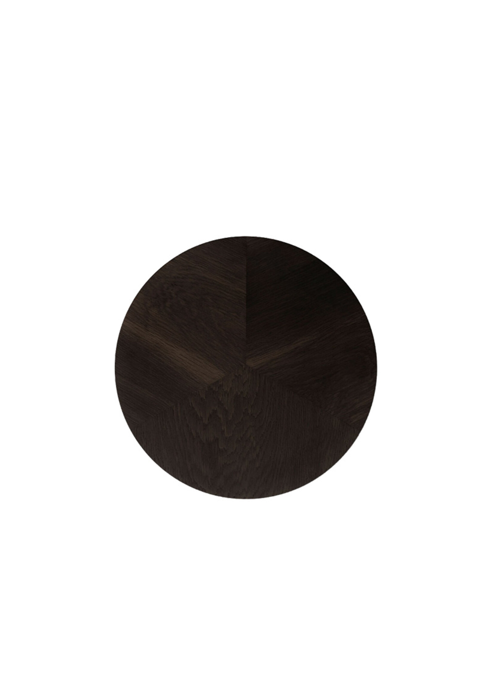 Vipp Vipp 421 Side Table Dark Oak Veneer Ø 40 cm