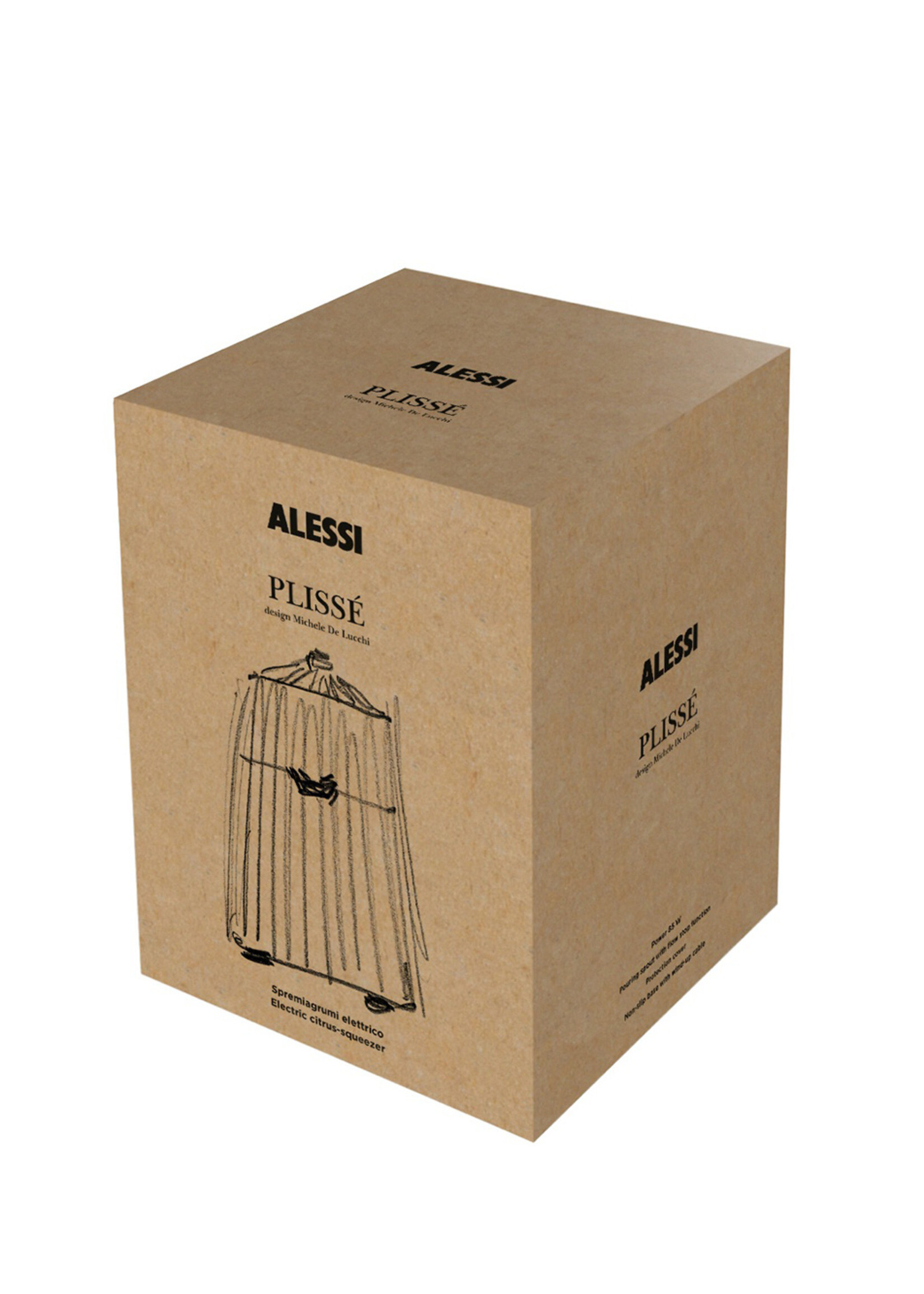 Alessi Plissé - Electric Citrus Squeezer - Black