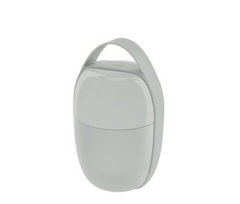 Alessi Food à Porter 2-Compartment Lunch Pot Grey