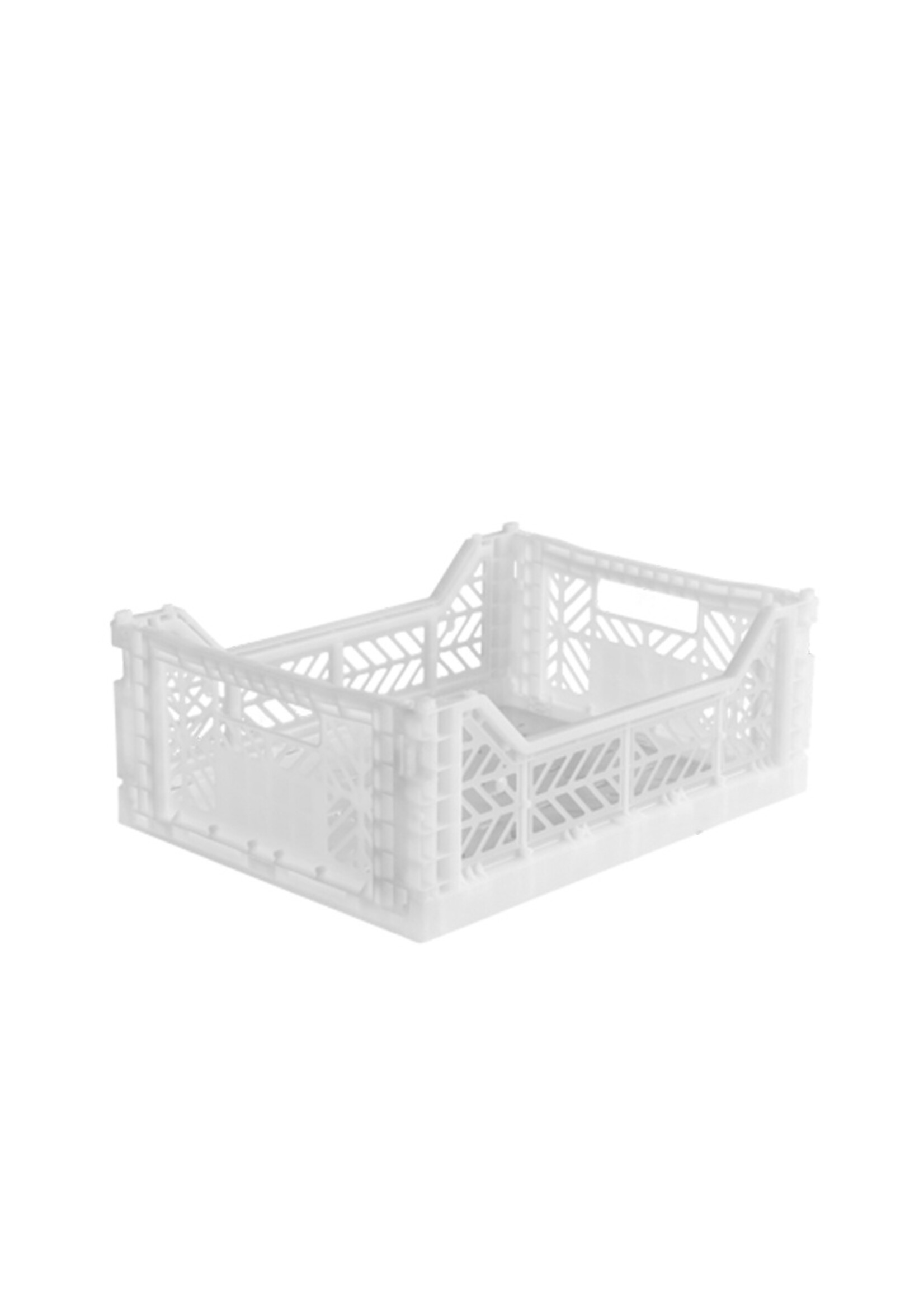 Aykasa Midi - Folding Crate - White