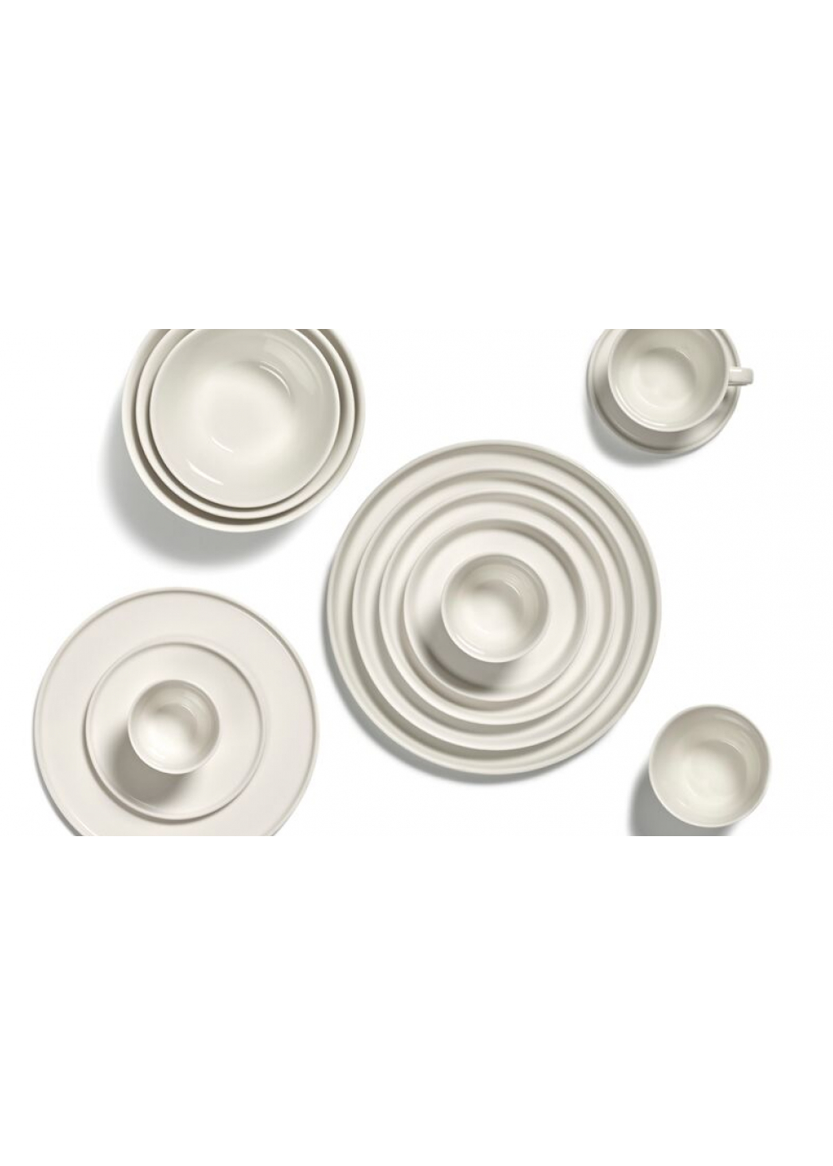 Serax Cena - Low Plate - Ivory - D26