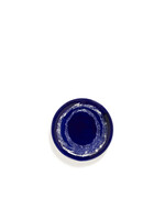 Serax Feast - Laag Bord - Lapis Lazuli Swirl Dots Wit - D19