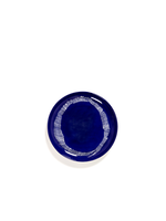 Serax Feast - Laag Bord - Lapis Lazuli Swirl Stripes Wit - D22,5