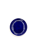 Serax Feast - Laag Bord - Lapis Lazuli Swirl Stripes Wit - D26