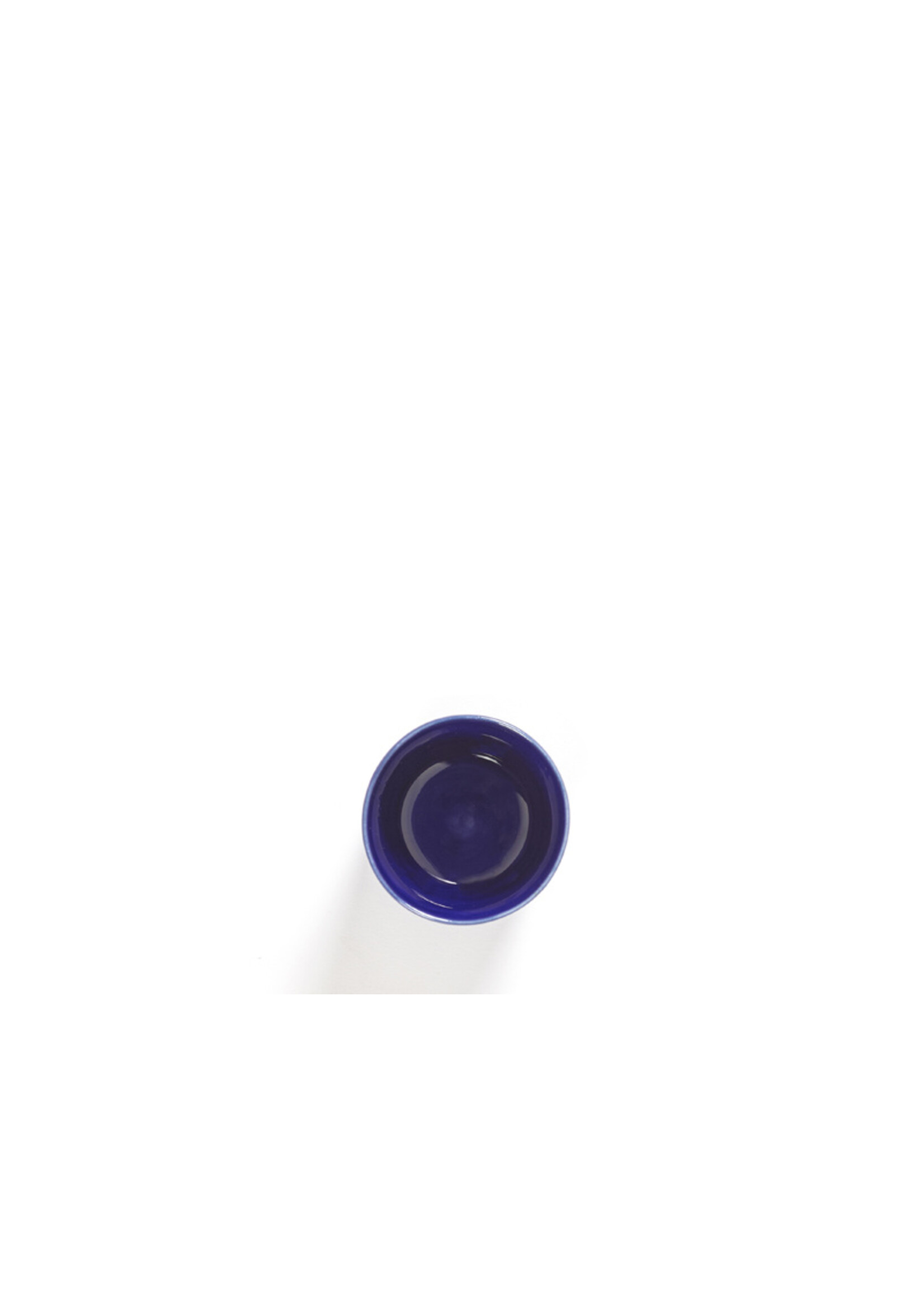 Serax Feast - Espressokop - Lapis Lazuli Swirl Stripes Wit - 15 cl