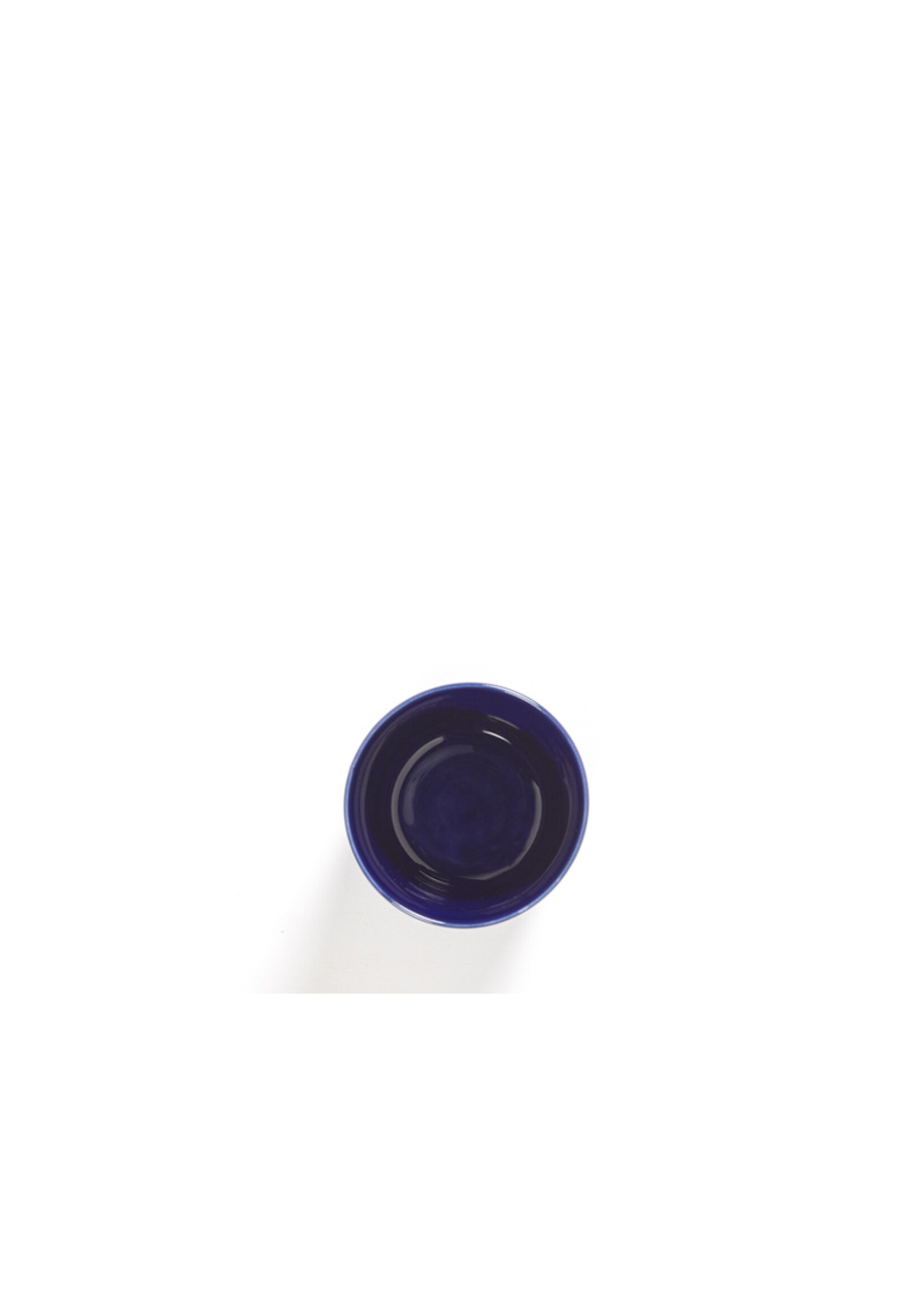 Serax Feast - Koffiekop - Lapis Lazuli Swirl Stripes Wit - 25 cl
