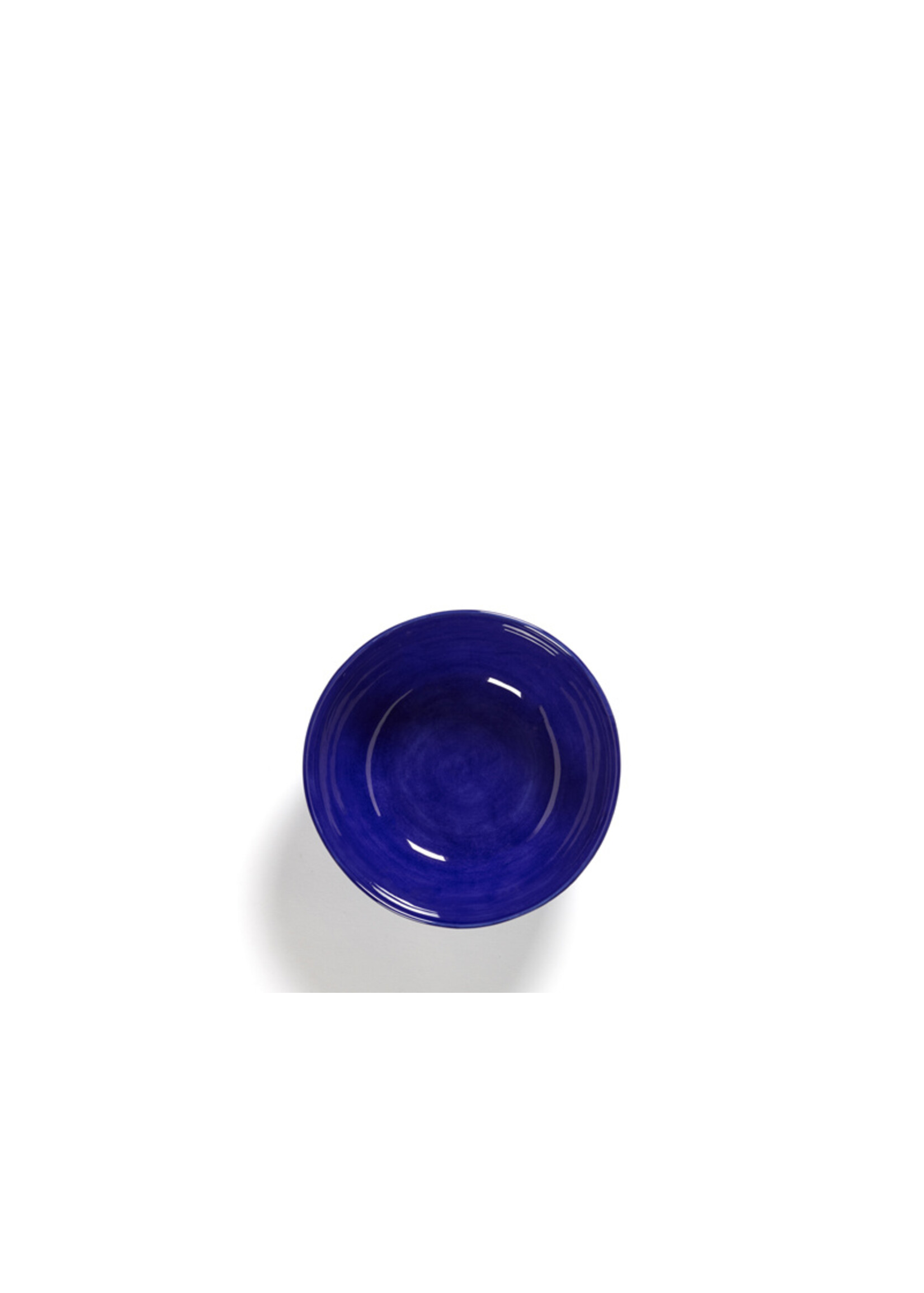 Serax Feast - Kom - Lapis Lazuli Swirl Stripes White - D17