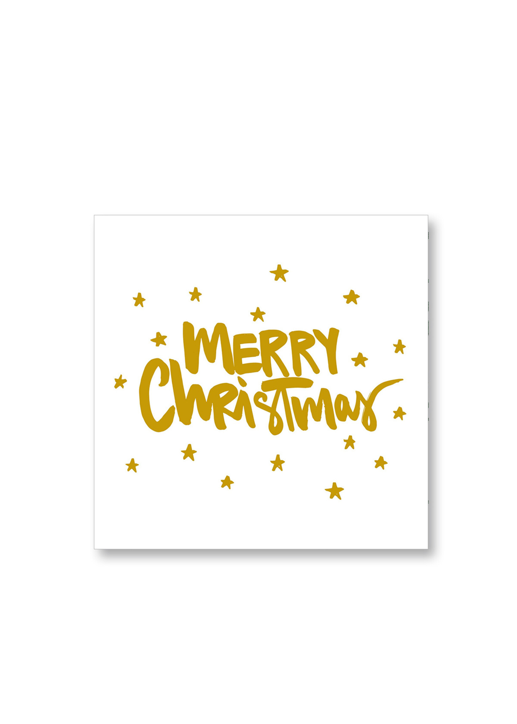 PPD Paper Napkins Merry Christmas Gold 33/33