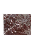Stoned Rectangular Board - Burgundy Marble - L