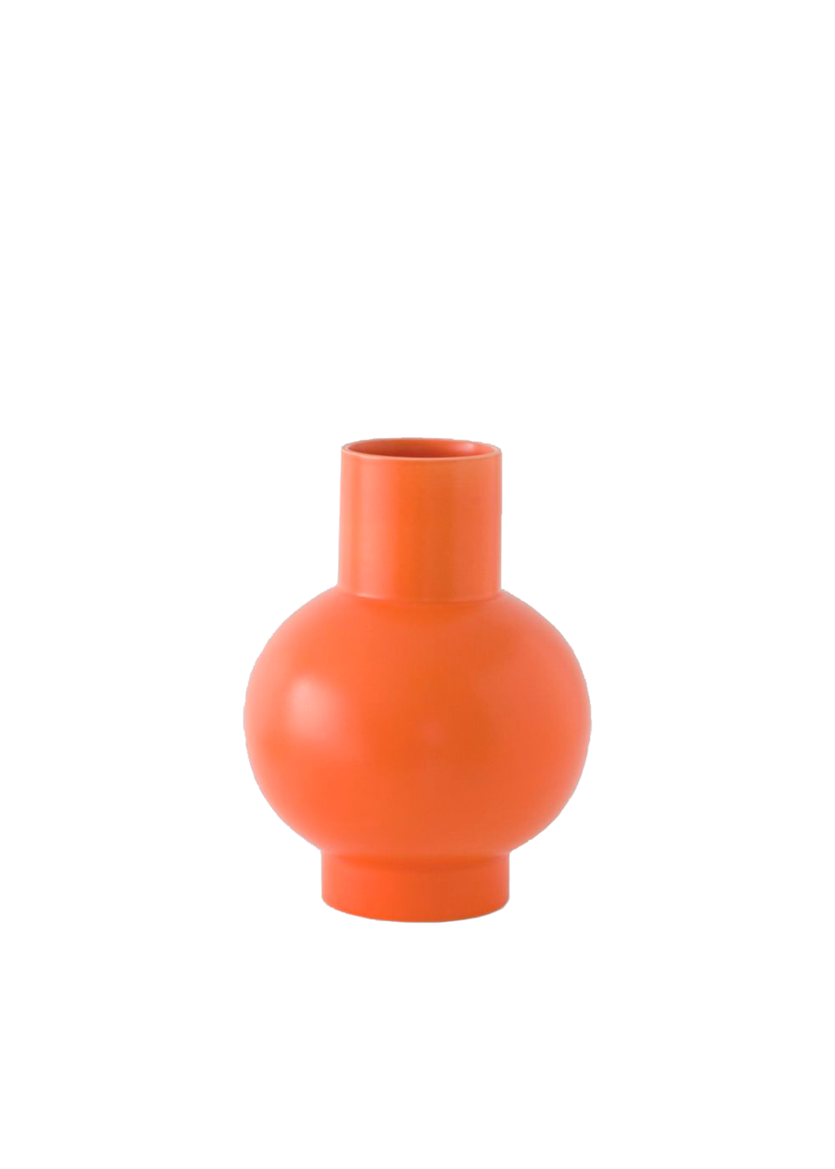 Raawii Strøm - Vase - Vibrant Orange - D24