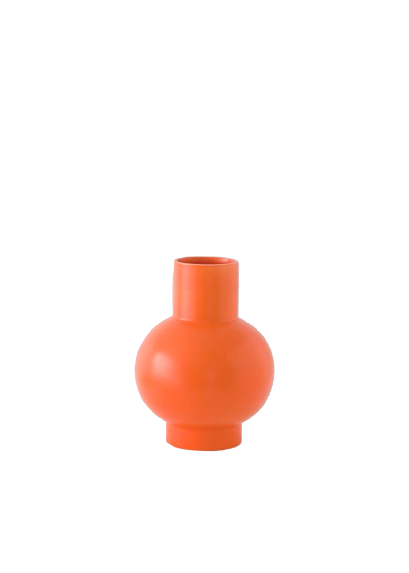 Raawii Strøm - Vase - Vibrant Orange - D16