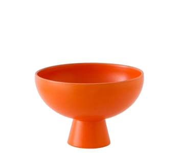 Raawii Strøm Bowl Medium Vibrant Orange 19 cm