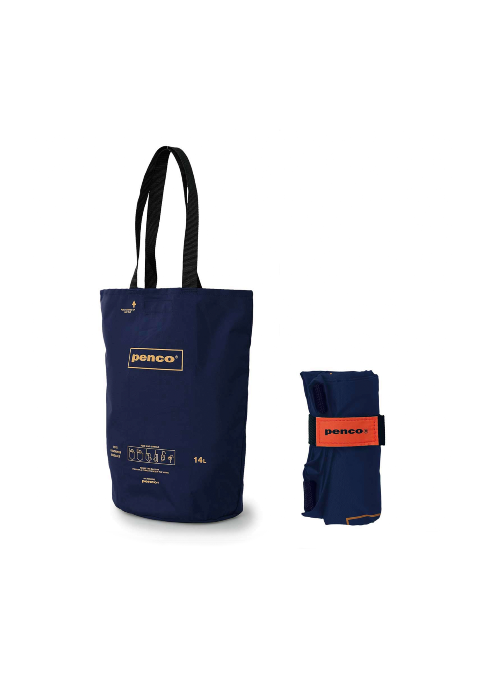 Penco Bucket Tote Bag - Navy