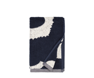 Marimekko Unikko Guest Towel 30/50 Black | Online Shop | Matriks - Matriks