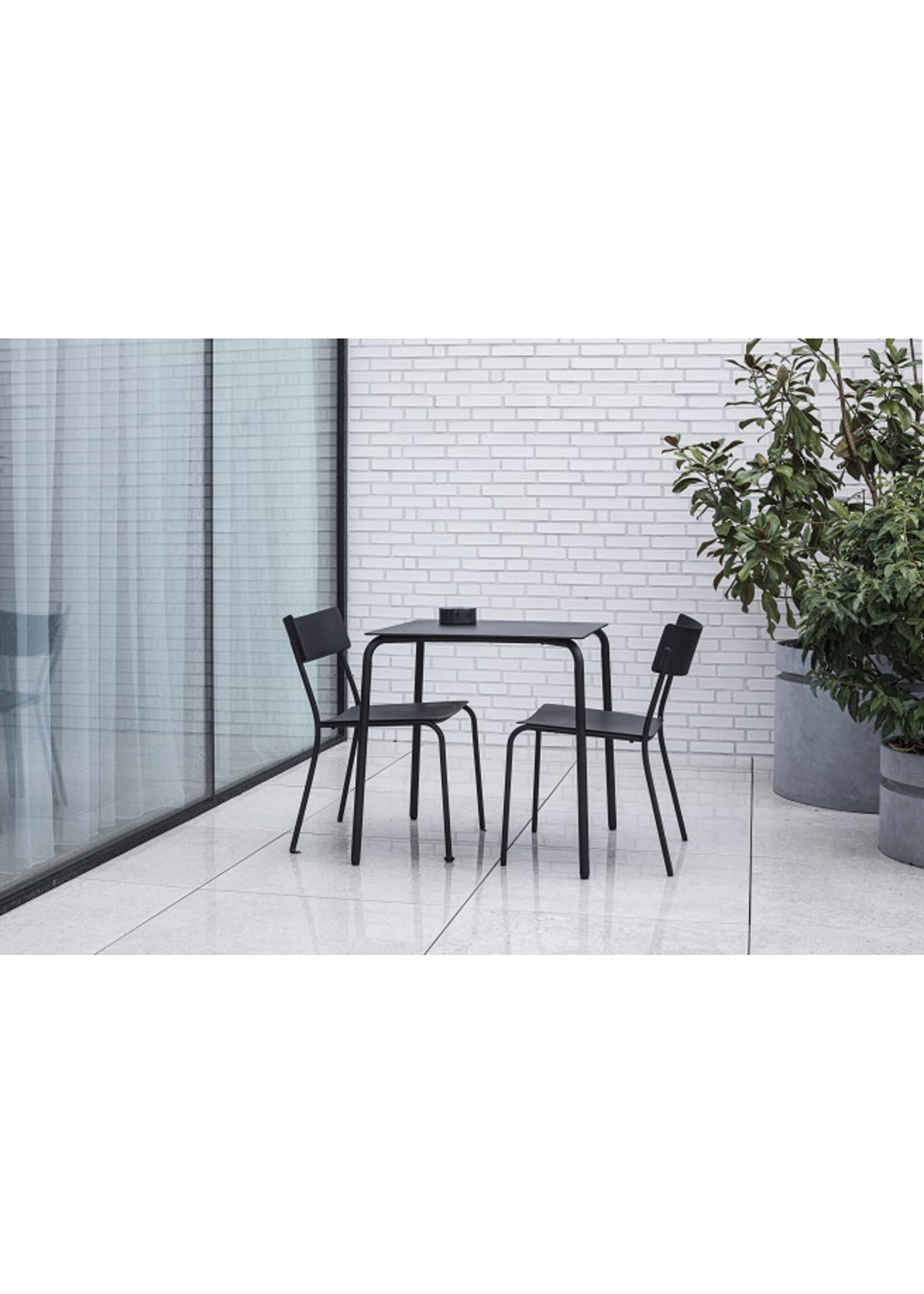 Serax August - Outdoor - Compact Chair - Black