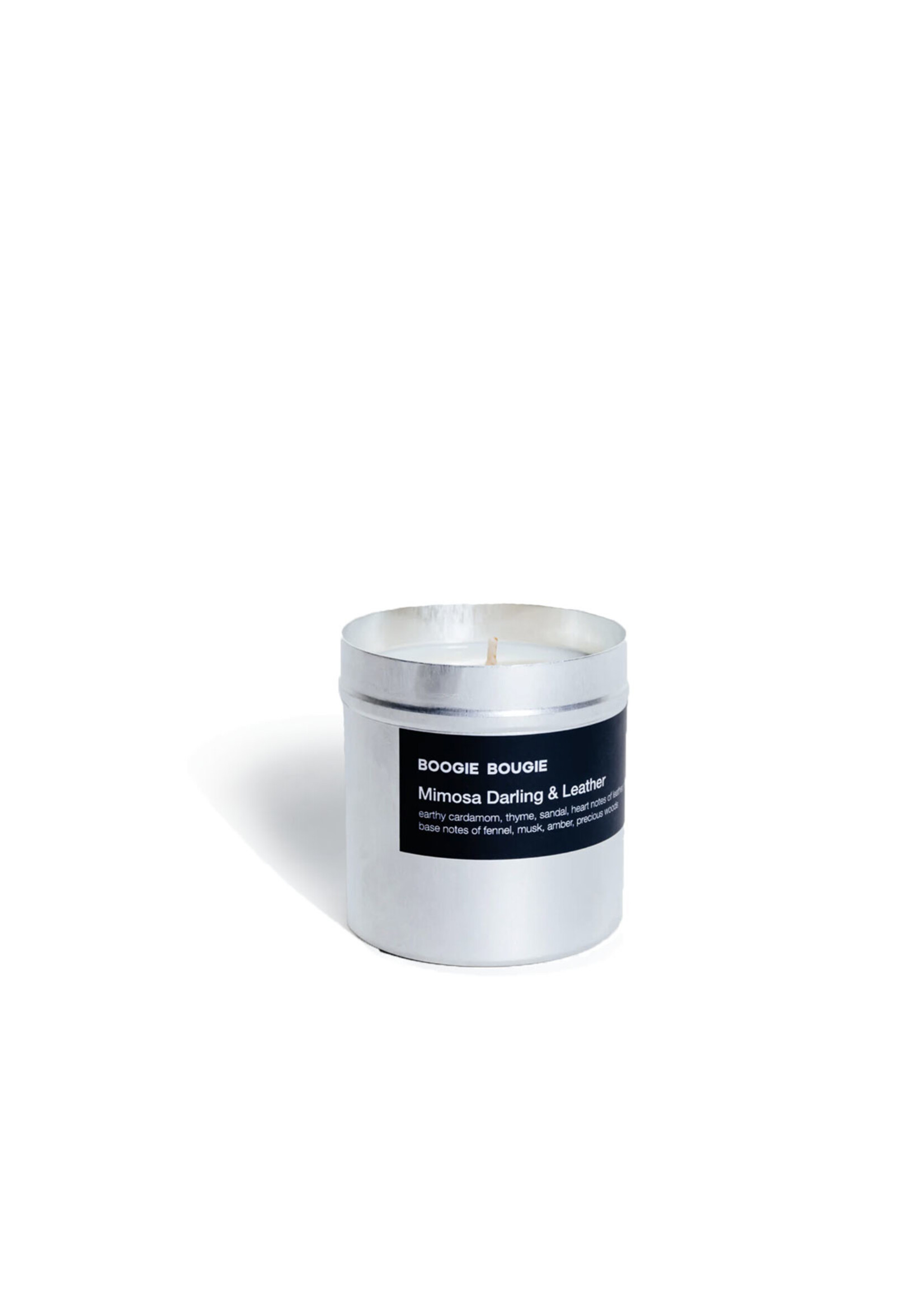 Boogie Bougie Scented Candle - Mimosa Darling & Leather