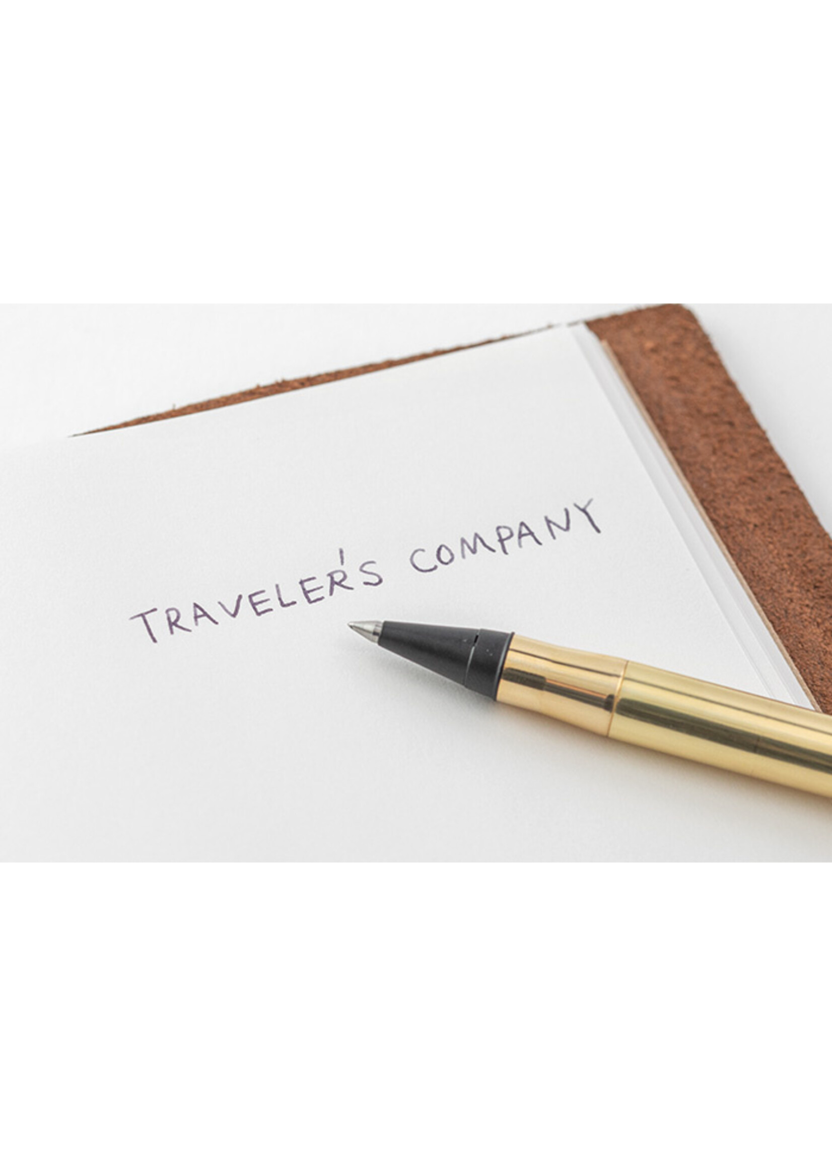 Traveler's Company Rollerball Pen - Solid Brass