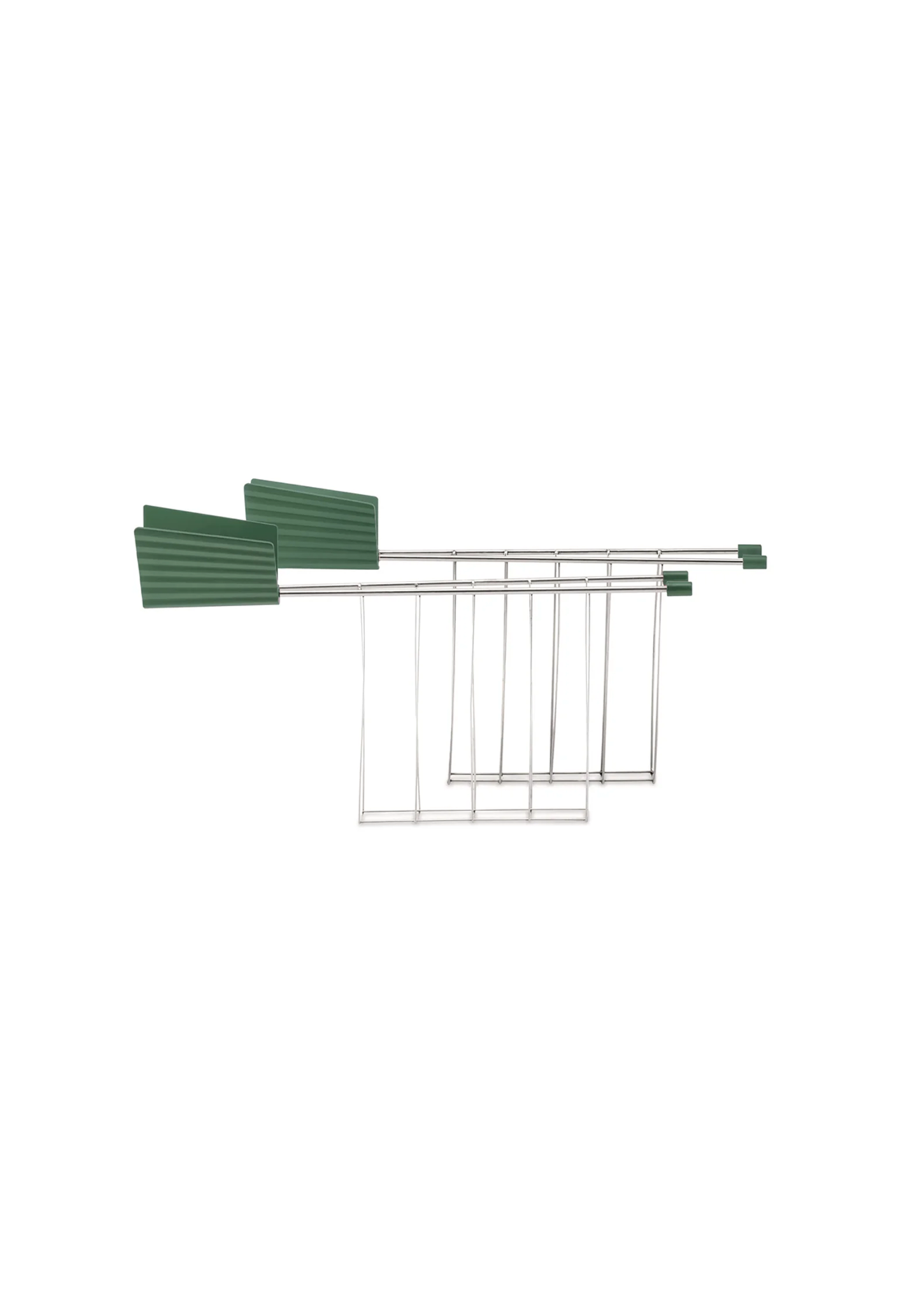 Alessi Plissé - Toaster Rack - Green - 2 pcs.