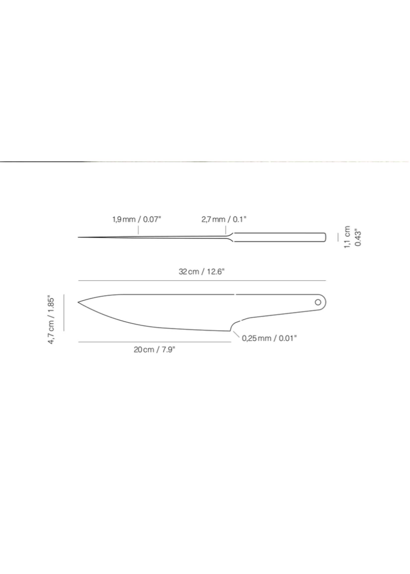 Veark Chef's Mes - 20 cm