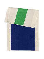 Suite 702 Terry Cotton - Strandlaken - Green/Royal Blue - 90/180