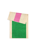 Suite 702 Terry Cotton - Badhanddoek - Pink/Green - 70/140