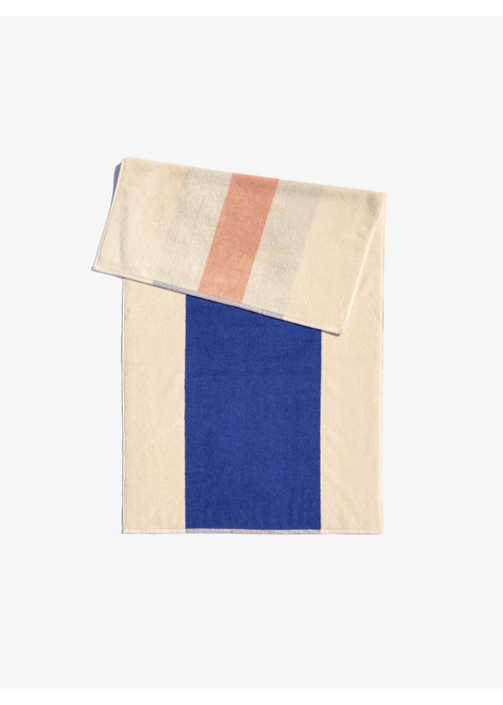 Terry Cotton - Bath Towel - Royal Blue/Peach - 70/140