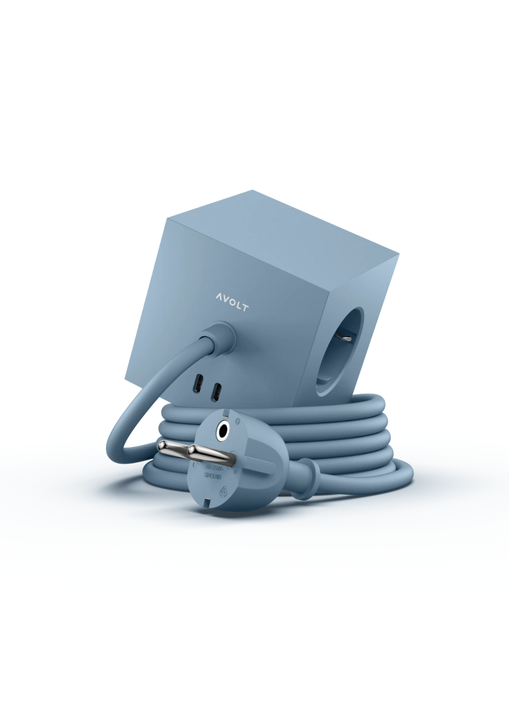 Avolt Square 1 - USB-C - Magnet - Cable - Shark Blue - 1,8 m