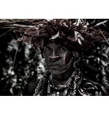 Woman in the sing-sing festival of Mt Hagen - Papua New Guinea