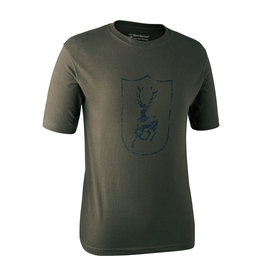 Deerhunter Logo T-shirt Bark Green