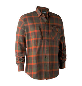 Deerhunter Ethan Shirt Orange Check