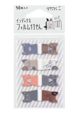 Midori Midori index stickers bruin roze grijs