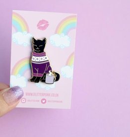 Glitter Punk Glitter Punk - Sweater Cat - Enamel Pin