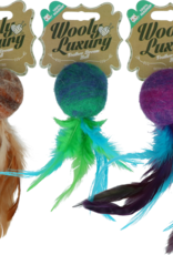 Wooly Luxury Wooly Luxury Feather Dream ball madnip - groen