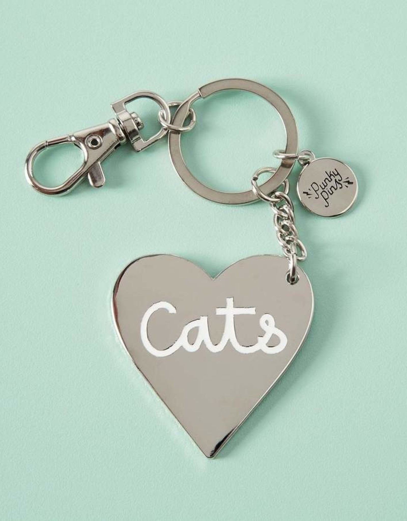 Punky Pins Punky Pins - Love Cats - Keyring