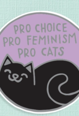 Punky Pins Punky Pins - Lilac and Black - Pro Cats Vinyl Sticker