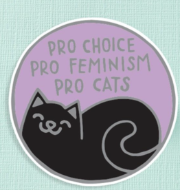 Punky Pins Punky Pins - Lilac and Black - Pro Cats Vinyl Sticker