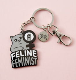 Punky Pins Punky Pins - Feline feminist - Keyring